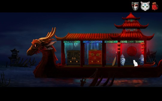 Screenshot z Cat and Ghostly Road