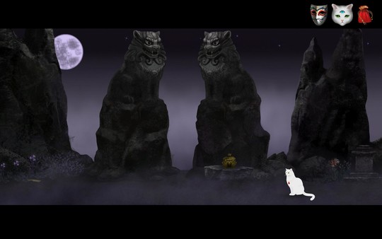 Screenshot z Cat and Ghostly Road