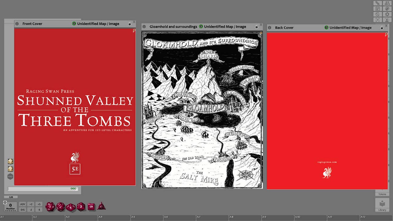 Fantasy Grounds - Shunned Valley of the Three Tombs (5E) Featured Screenshot #1