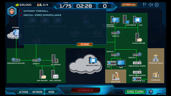 Screenshot z ThreatGEN: Red vs. Blue Screenshot z ThreatGEN: Red vs. Blue