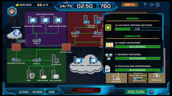 Screenshot z ThreatGEN: Red vs. Blue Screenshot z ThreatGEN: Red vs. Blue
