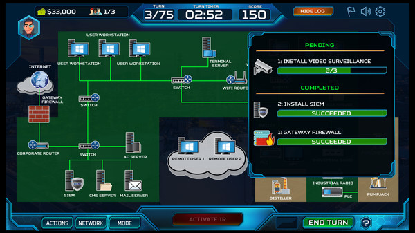 Screenshot z ThreatGEN: Red vs. Blue Screenshot z ThreatGEN: Red vs. Blue