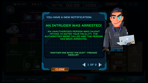 Screenshot z ThreatGEN: Red vs. Blue Screenshot z ThreatGEN: Red vs. Blue