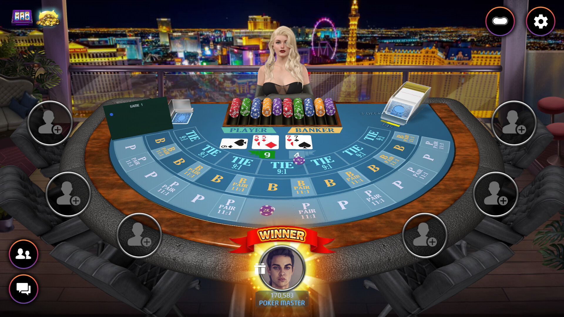 Poker Master - Texas Hold'em, Roulette, Blackjack, Baccarat, Omaha, Slots, Teen Patti screenshot #2