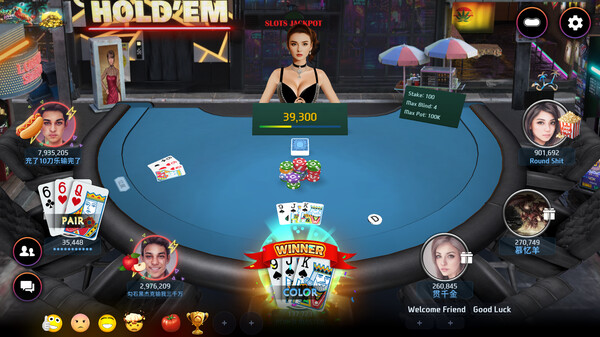 Poker Master - Texas Hold'em, Roulette, Blackjack, Baccarat, Omaha, Slots, Teen Patti