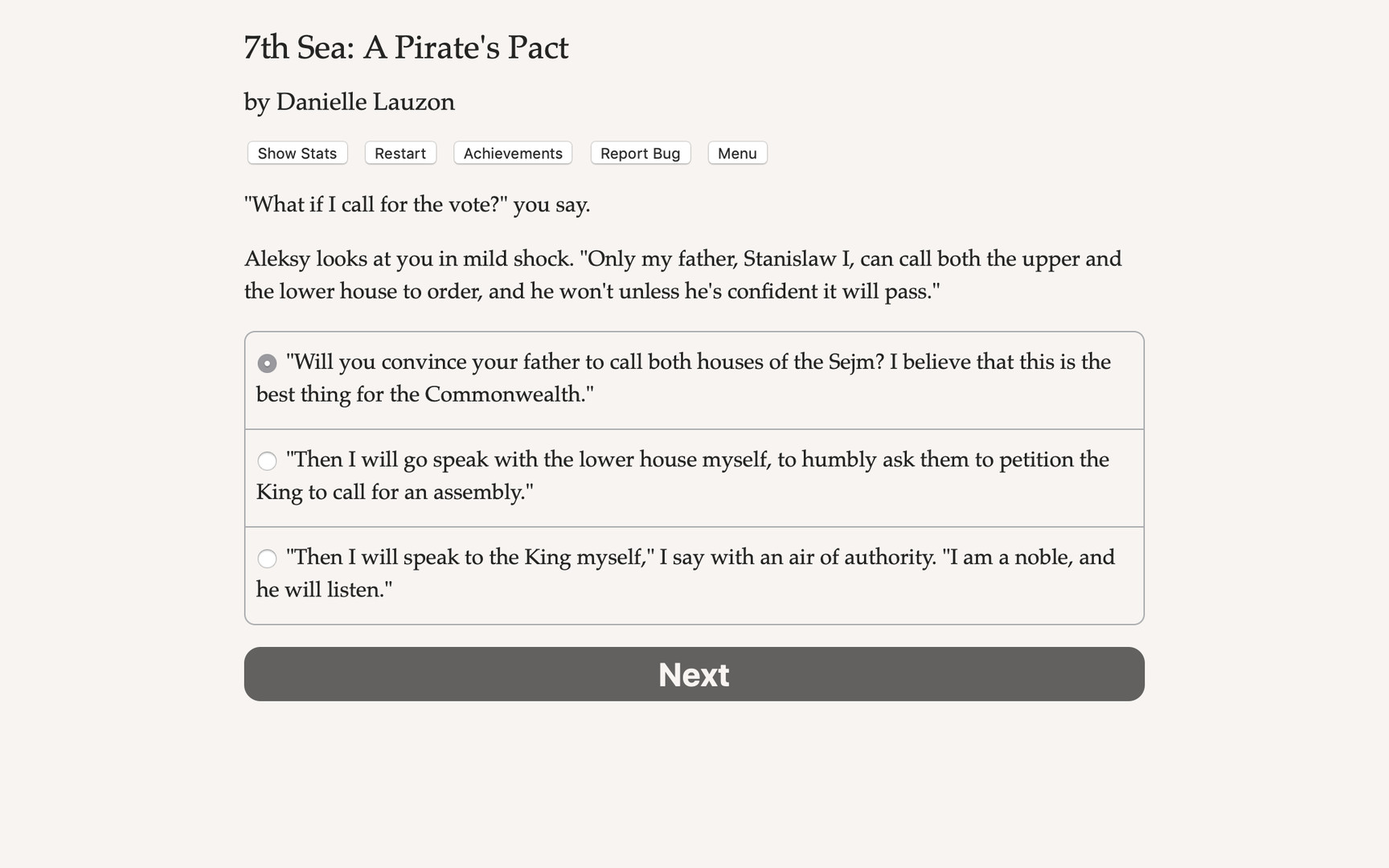 screenshot of 7th Sea: A Pirate's Pact 4