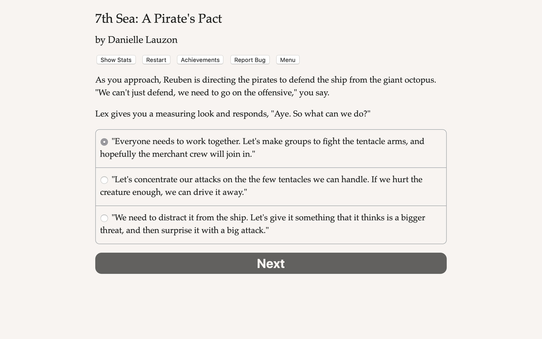 screenshot of 7th Sea: A Pirate's Pact 3