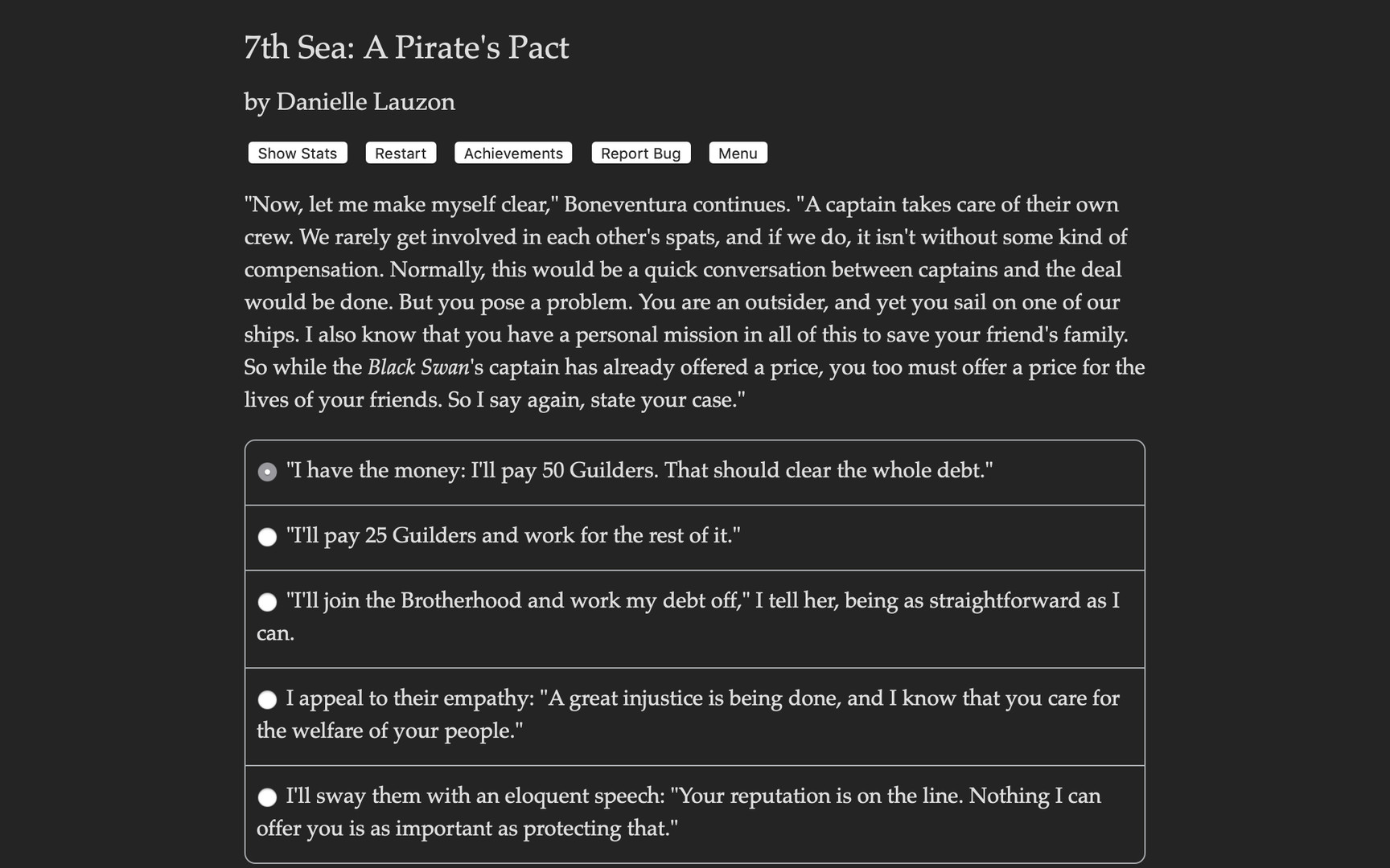 7th Sea: A Pirate's Pact screenshot #2