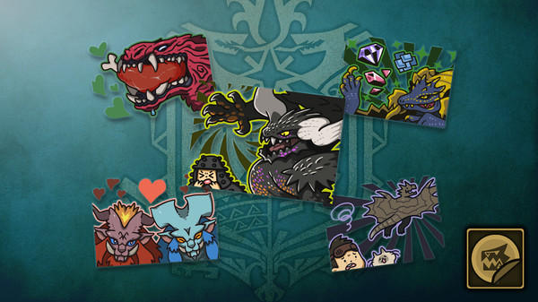Monster Hunter: World - Sticker Set: Monsters of the New World