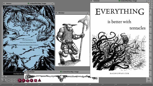 Fantasy Grounds - Monstrous Lair #6: Minotaur Den (Any Ruleset)