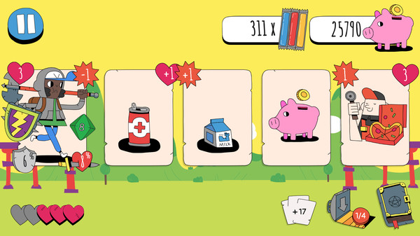 Screenshot z Knights of the Card Table