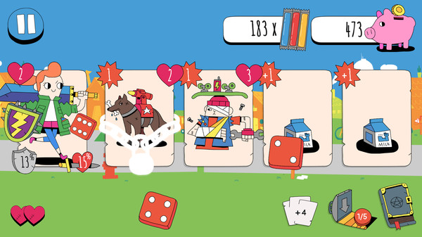 Screenshot z Knights of the Card Table