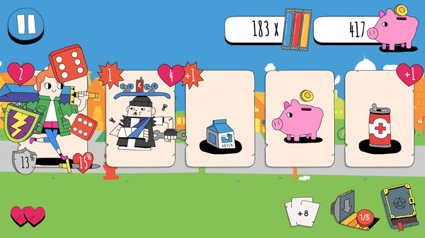 Screenshot z Knights of the Card Table