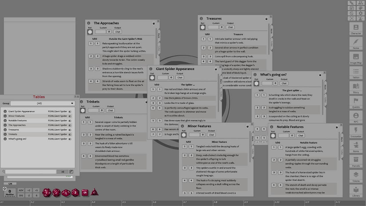 Fantasy Grounds - Monstrous Lair #7: Giant Spider's Web (Any Ruleset) screenshot 4