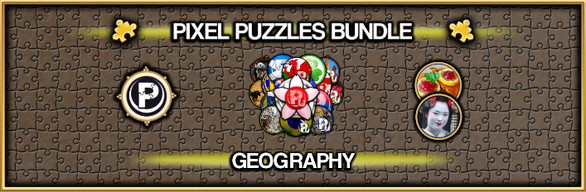 Pixel Puzzles Jigsaw Bundle: Geography