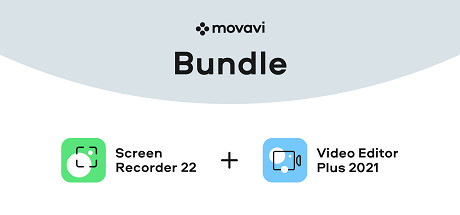 Movavi Video Editor Plus 2021 + Movavi Screen Recorder 2023 banner image