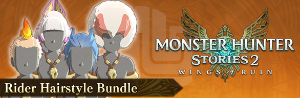 Monster Hunter Stories 2: Wings of Ruin - Rider Hairstyle Bundle