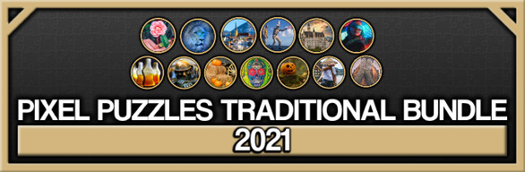 Pixel Puzzles Traditional Jigsaws Bundle: 2021