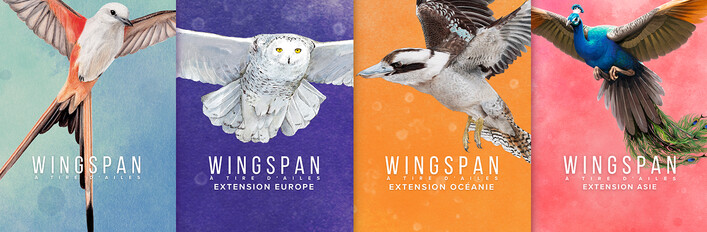 Wingspan (À tire d'ailes) + Europe + Océanie + Asia