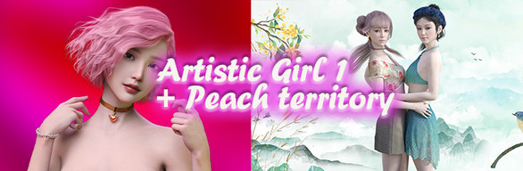 Peach+art girl