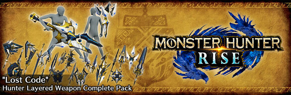 Monster Hunter Rise - Stile arma Cacciatore "Codice perduto"