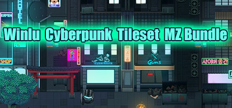 Winlu Cyberpunk Tileset MZ Bundle banner image