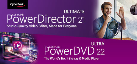 CyberLink PowerDirector 21 Ultimate + PowerDVD 22 Ultra on Steam