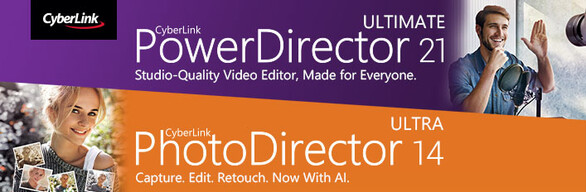 CyberLink PowerDirector 21 Ultimate + PhotoDirector 14 Ultra