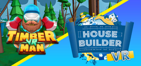 House Builder and Timberman VR banner