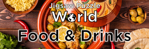 Mondo di puzzle - Collezione cibi e bevande