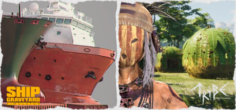 Ship Graveyard Simulator and Tribe banner