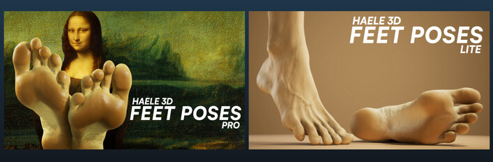 Foot Collector - Feet Pose References for Anatomy Drawing