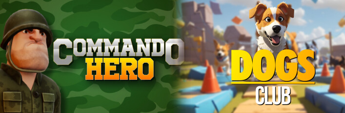 Dogs Club & Commando Hero 1-2 & Ball Race Party