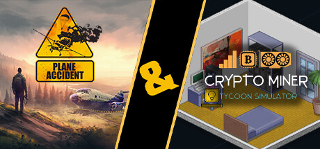 Plane Accident & Crypto Miner Tycoon banner