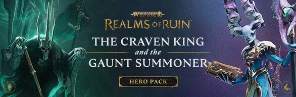 Warhammer Age of Sigmar: Realms of Ruin - The Craven King and Gaunt Summoner Hero Pack
