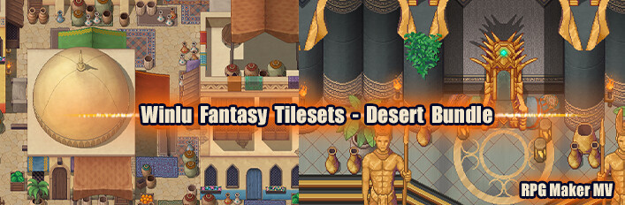 Winlu Fantasy Tilesets Desert MV Bundle