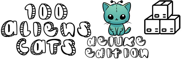100 Aliens Cats Deluxe Edition