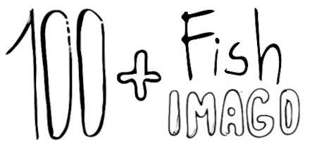 100 hidden cartoon fish + imago banner image