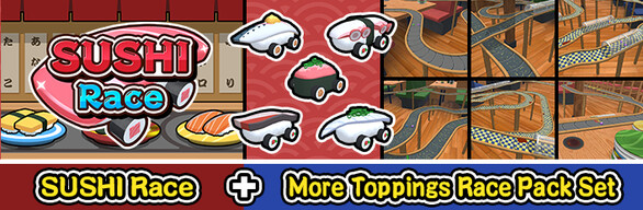 SUSHI Race + More Toppings Race Pack Set