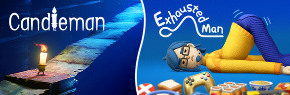 Exhausted Man and Candleman Game Bundle