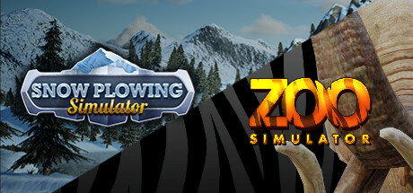 Zoo Simulator and Snow Plowing banner