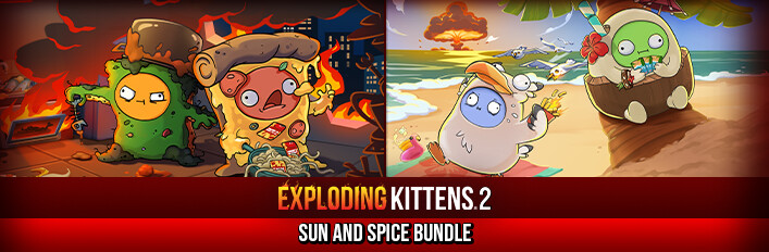 Exploding Kittens® 2 – Sun and Spice Bundle