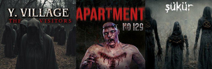 HORROR GAMES SET OF 3