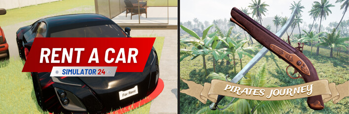 Rent A Car Simulator 24 with Pirates Journey Bundle