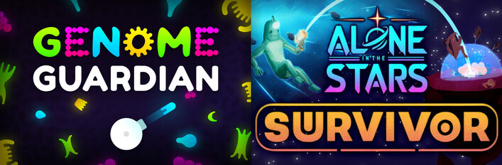 🧬 Genome Guardian × Alone in the Stars Survivor ✨: Roguelike Shooters