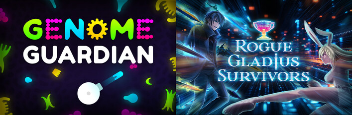 🧬 Genome Guardian × Rogue Gladius Survivors 🏆: Survival Roguelikes