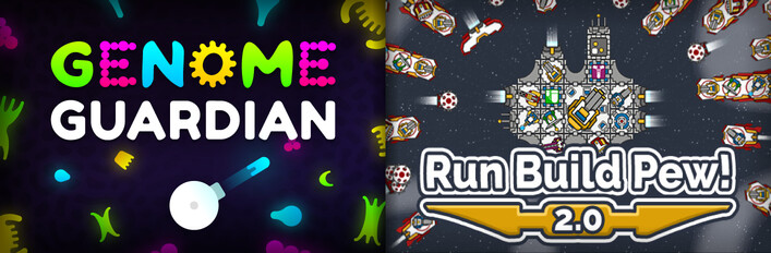 Roguelike Action Shooters: 🔬 Genome Guardian × Run Build Pew! 🛰