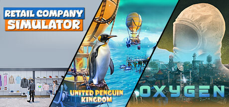 Retail Company Simulator + United Penguin Kingdom + Oxygen banner image