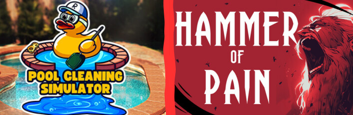 Hammer of Pain and Pool Cleaning Simulator