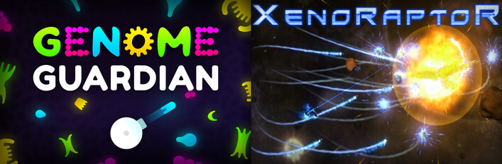 Bullet Hell Shooters: 🧬 Genome Guardian × XenoRaptor ☀